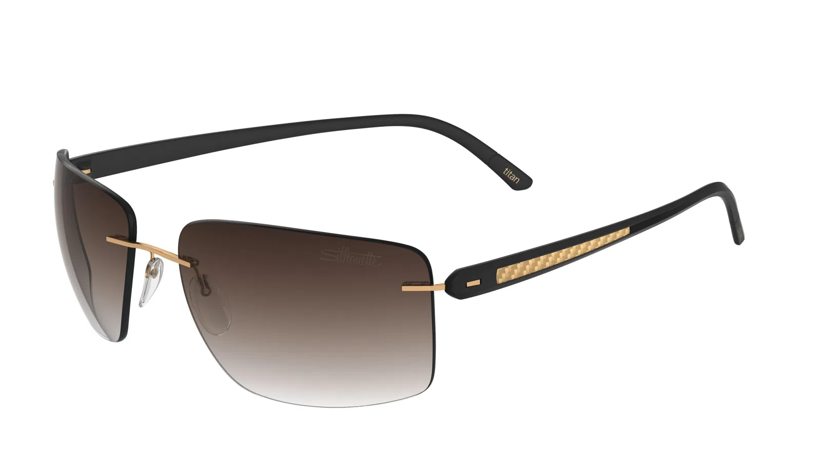 Silhouette Spielberg Rimless 8722 Sunglasses - view 4